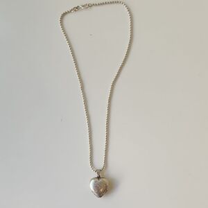 Sterling Silver Heart Pendant Necklace